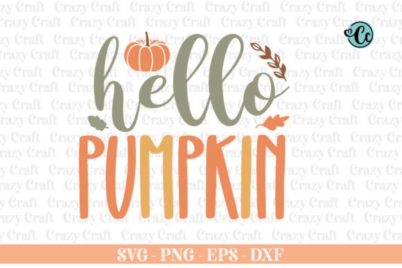 Download Hello Pumpkin Svg, Fall Retro Svg - Premium Resources